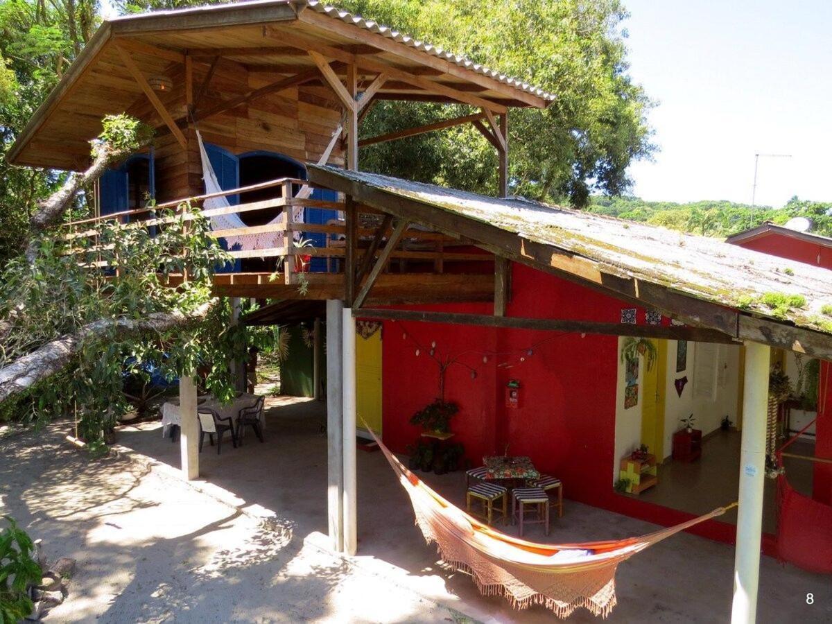 Casa Estilosa E Rustica Com Vista Para O Por Do Sol Da Ilha Do Mel! Экстерьер фото